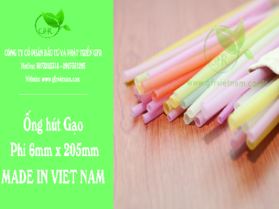 ỐNG HÚT GẠO - 10 ĐIỂM CHO SẢN PHẨM THÂN THIỆN MÔI TRƯỜNG