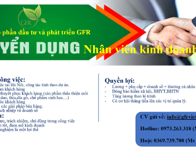 GFR Tuyển Dụng